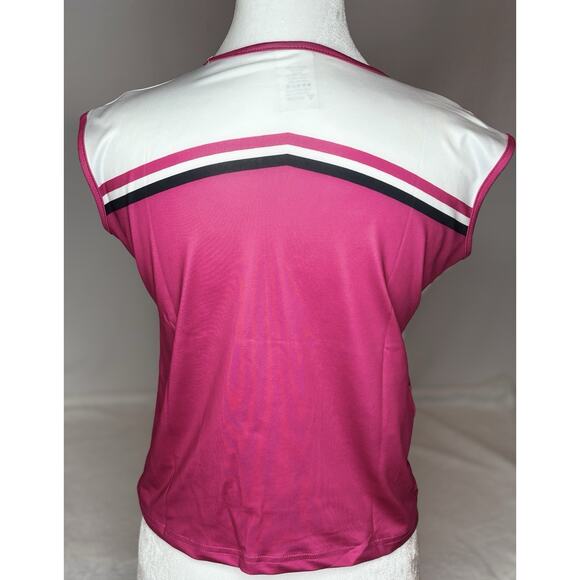 Yolsun Girls 10-11yrs Pink, Black, & White Cheerleader Halloween Costume New - Picture 4 of 10